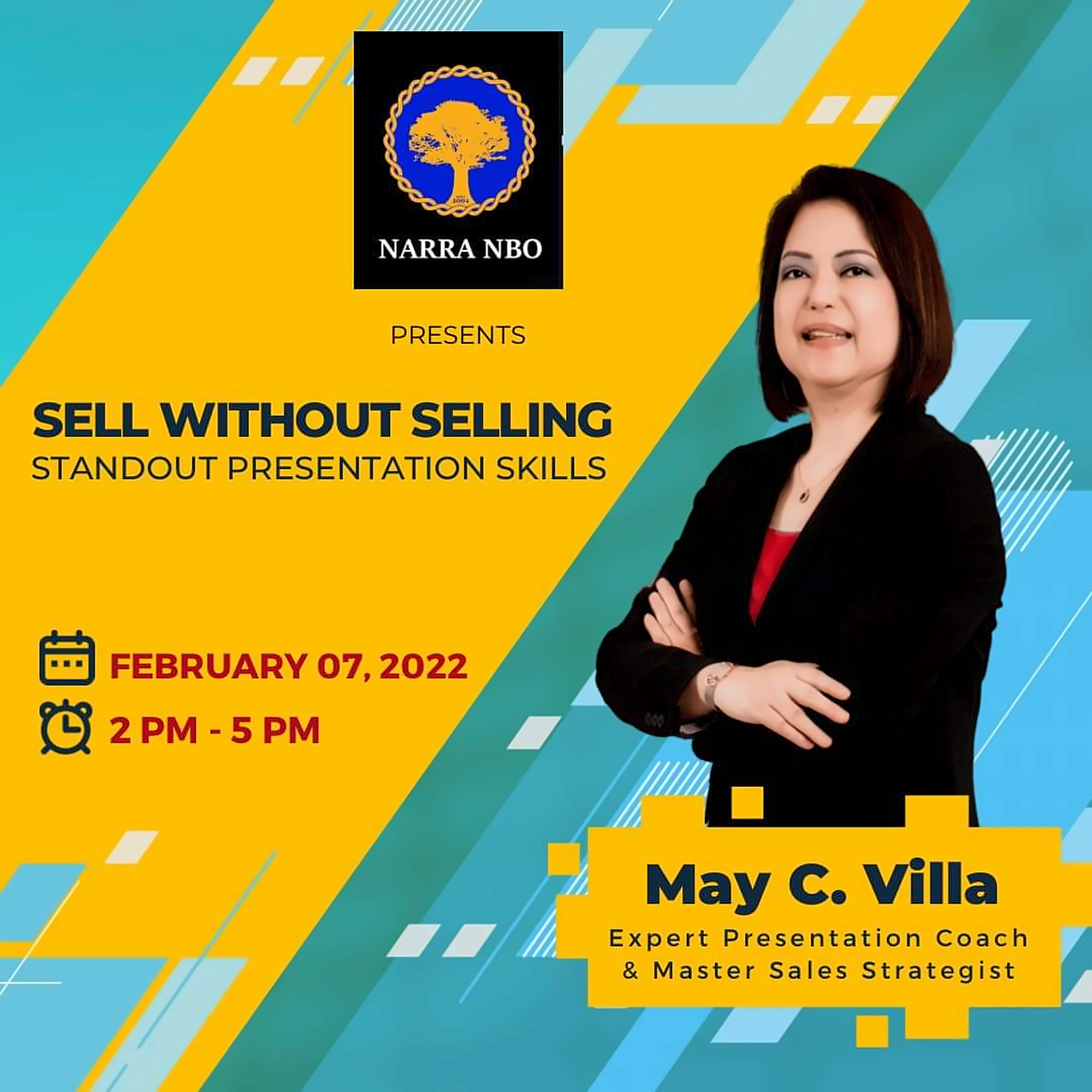 MCV speaking event poster